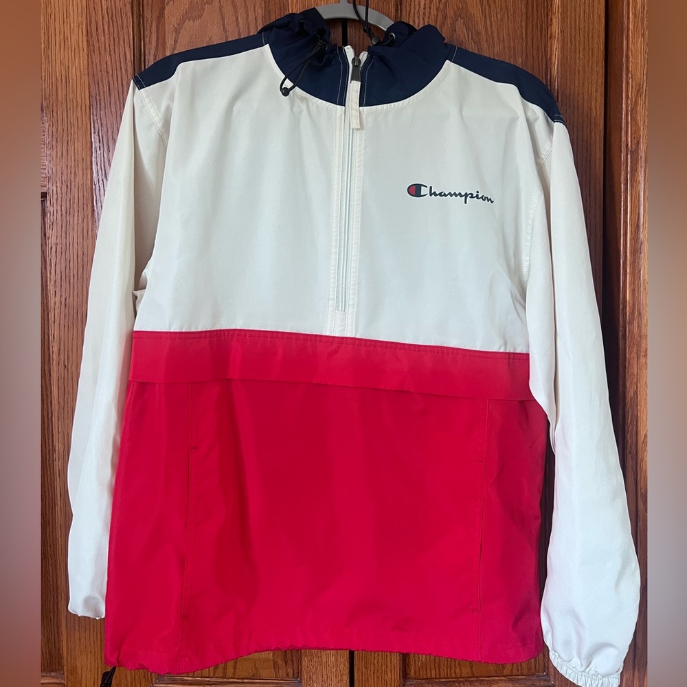 CHAMPION quarter zip windbreaker